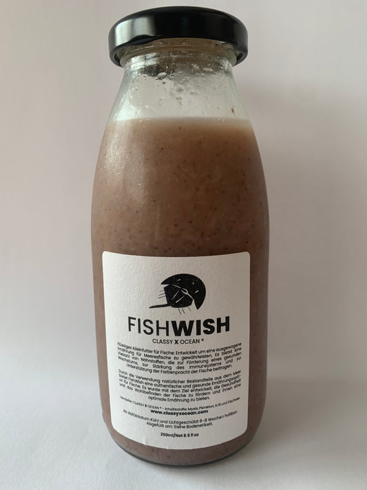 FishWish - Das Flüssige Alleinfutter für Fische 250ml